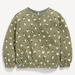 Old Navy keyhole floral sweatshirt